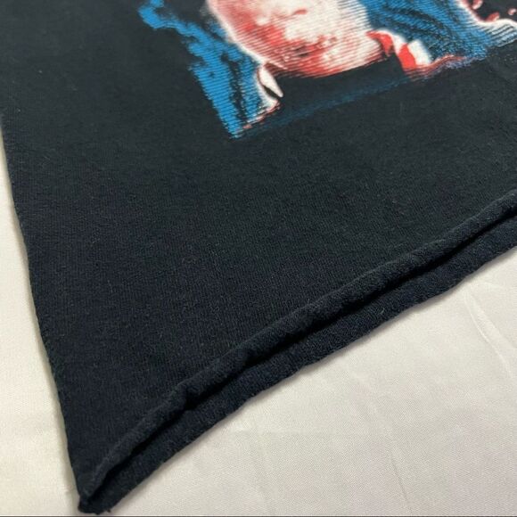 Slipknot Band Tee Faded Black Semi Distressed W.A.N.Y.K Tour 2019 Size Medium - Picture 2 of 11